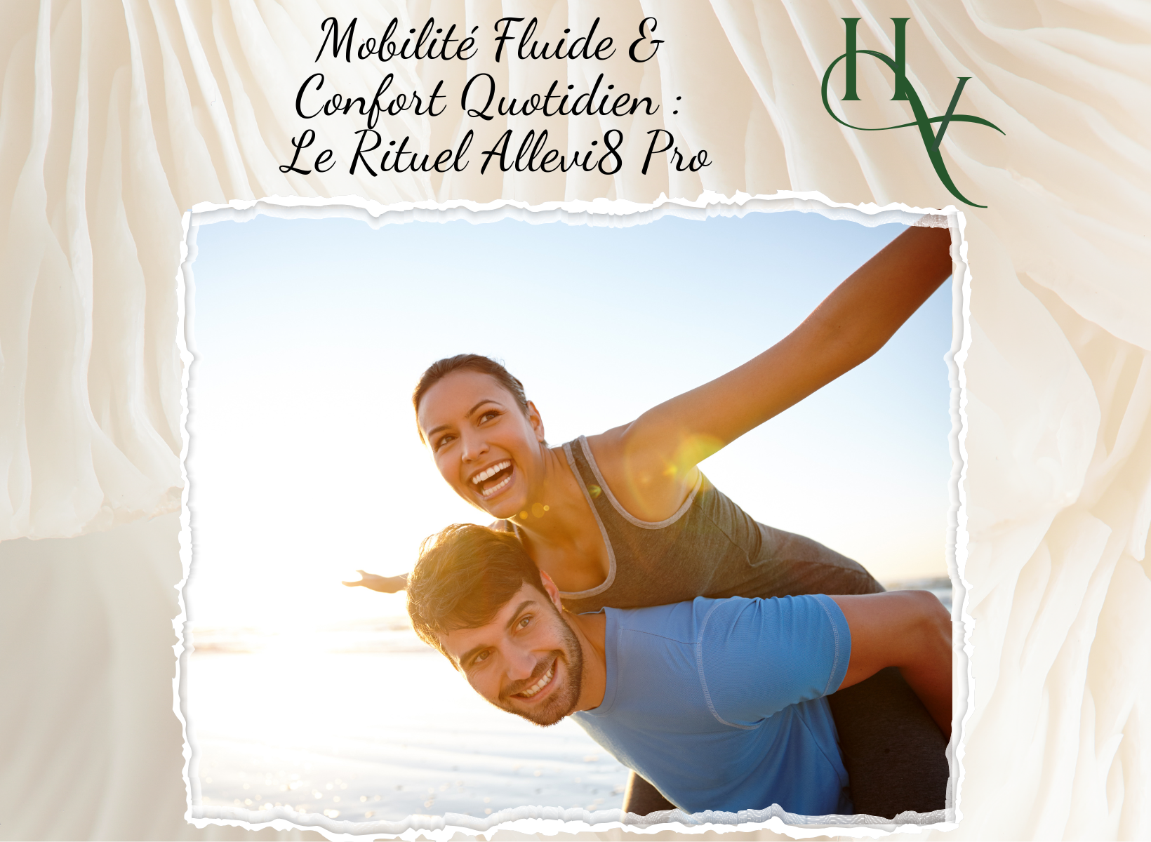 Couple souriant en harmonie