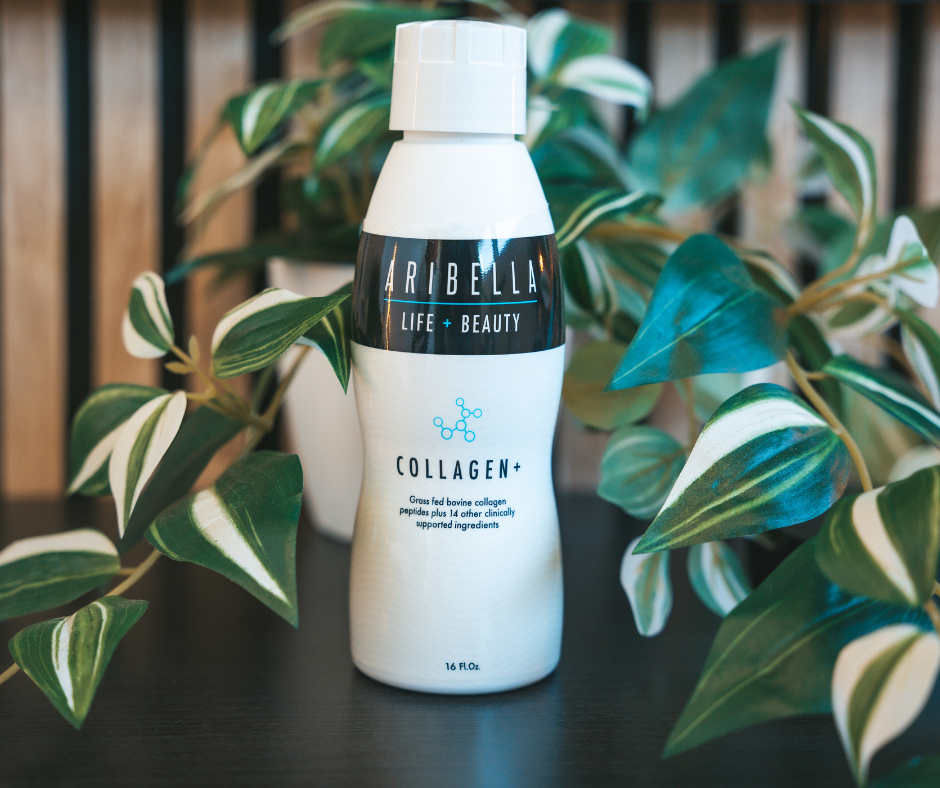 ARIBELLA+ Collagen. Pure Collagen types 1, 2 and 3. Hyaluronic Acid and 14 ingredients.