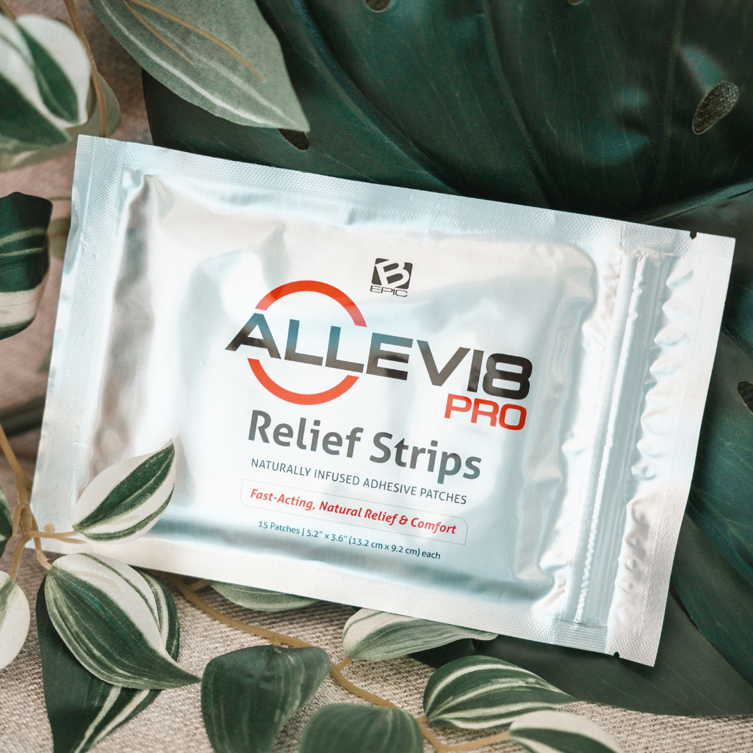 B-Epic Allevi8 Pro - The Fast-Acting Body Comfort Ritual - Pack of 15 Patches