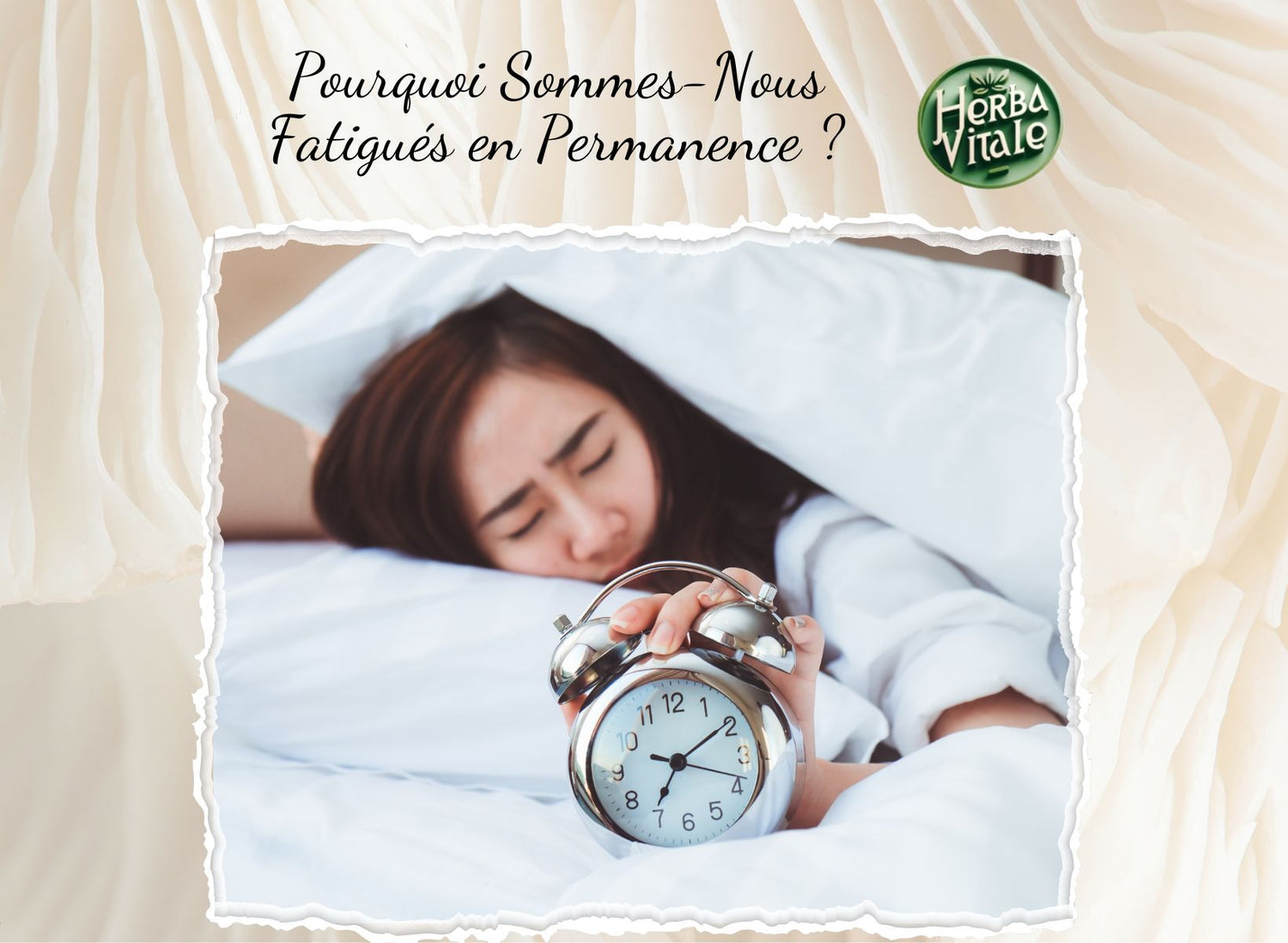 femme qui se réveille fatiguée