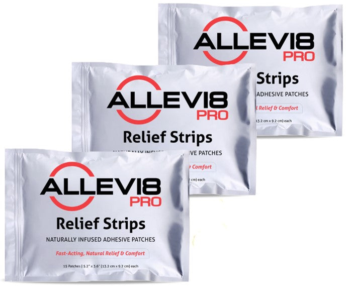 B-Epic Allevi8 Pro Pack de 3 pochettes - Patchs anti-douleurs à Action Rapide