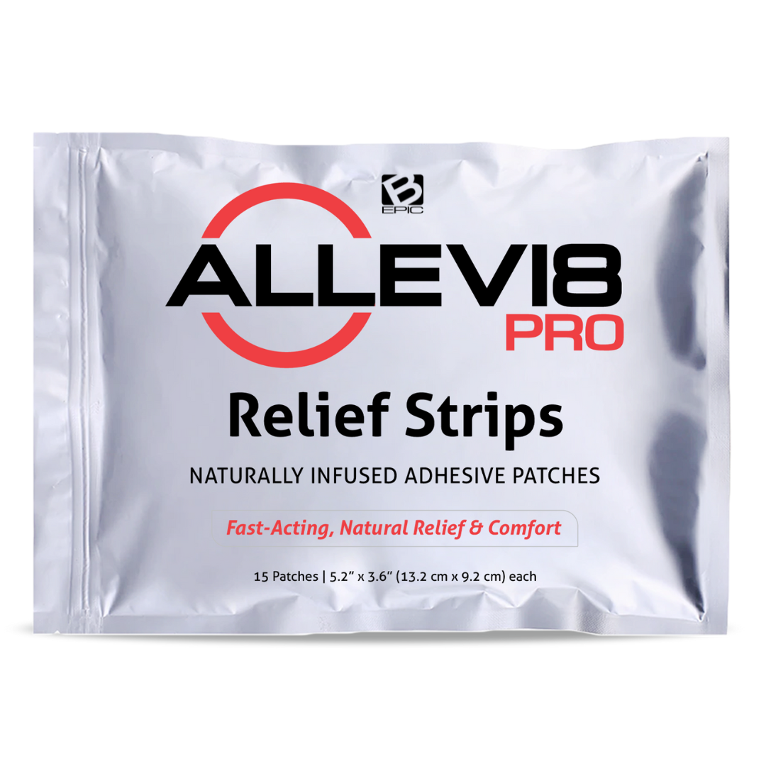 B-Epic Allevi8 Pro - The Fast-Acting Body Comfort Ritual - Pack of 15 Patches 