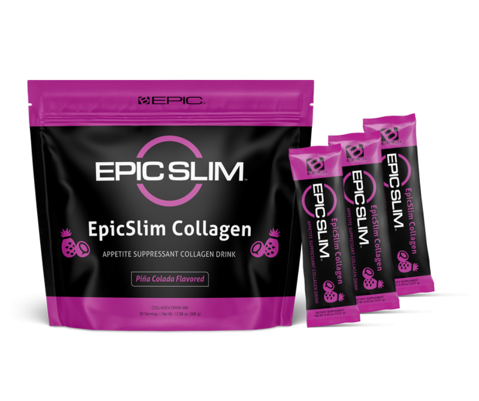 Epic SLIM Collagen B-Epic | Minceur, Peau & Énergie | Goût Piña Colada