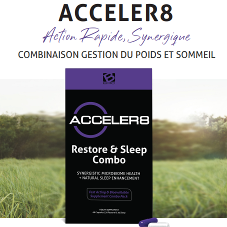 B-Epic Acceler8 Combo - Gestion du Poids et du Sommeil